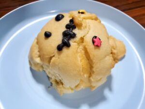 糟屋郡粕屋町の放デイぽらりすのハロウィンイベントで、メロンパンを焼いた。