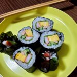 ぽらりすの巻きずしづくりでつくった完成品。